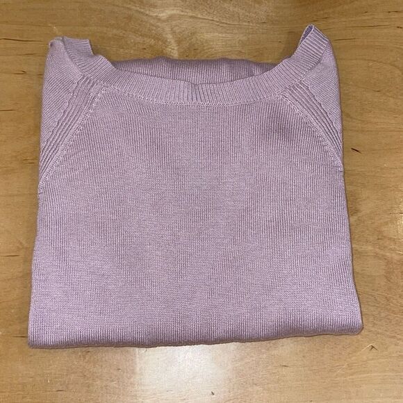 Lululemon Unity Drop Back Long Sleeve Sweater Cashmere Blend Dusty Rose‎ Size 6 - Picture 8 of 10